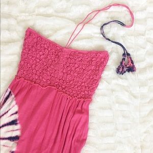 Santiki halter maxi dress